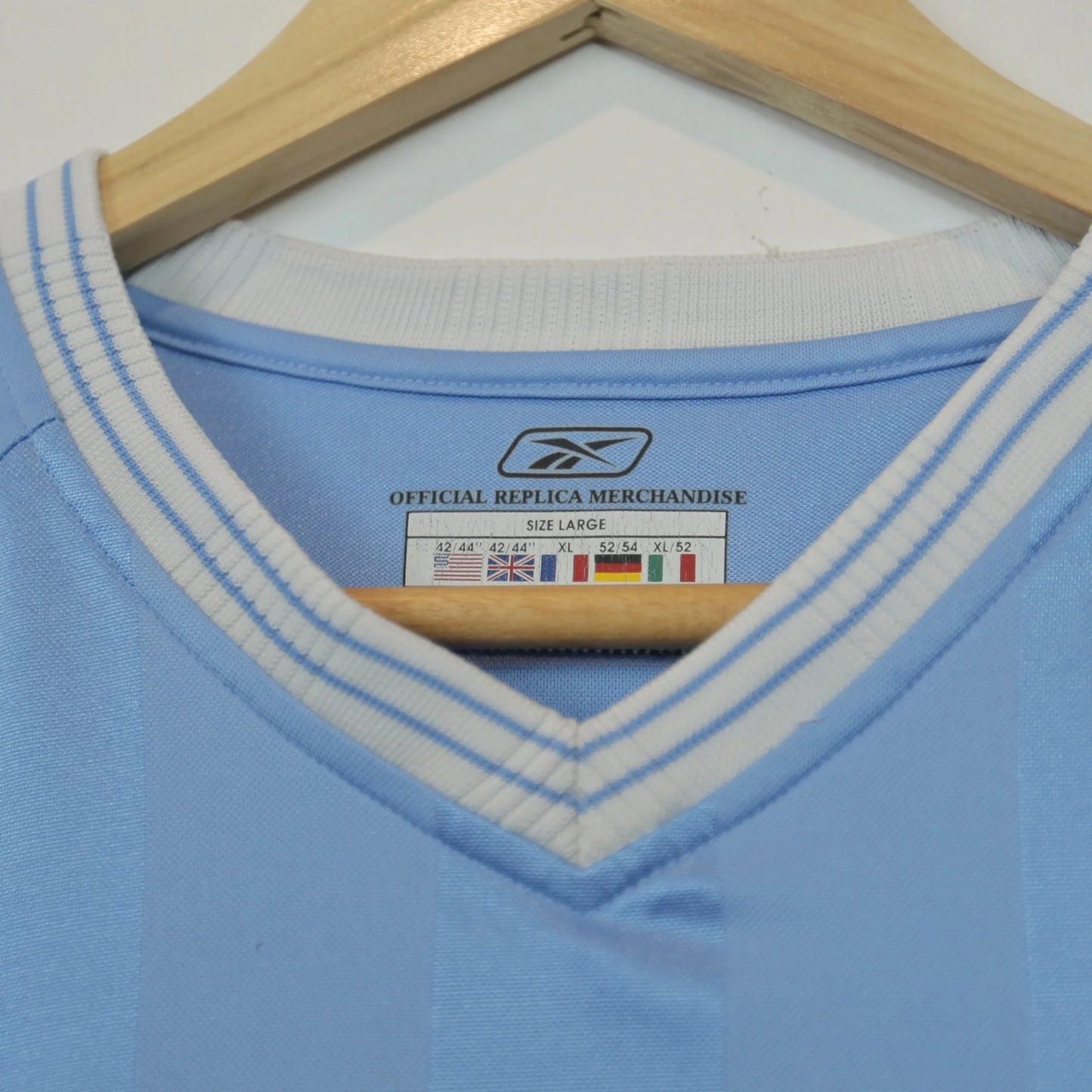 Manchester City 03/04 Home - Fowler - Size M - Authentic Reebok