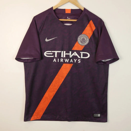 Manchester City 18/19 Third - Kun Aguero - Size L - Authentic Nike
