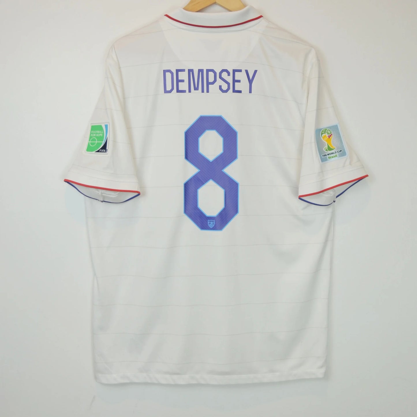 USA 2014 Home - Dempsey - Size XL - Authentic Nike
