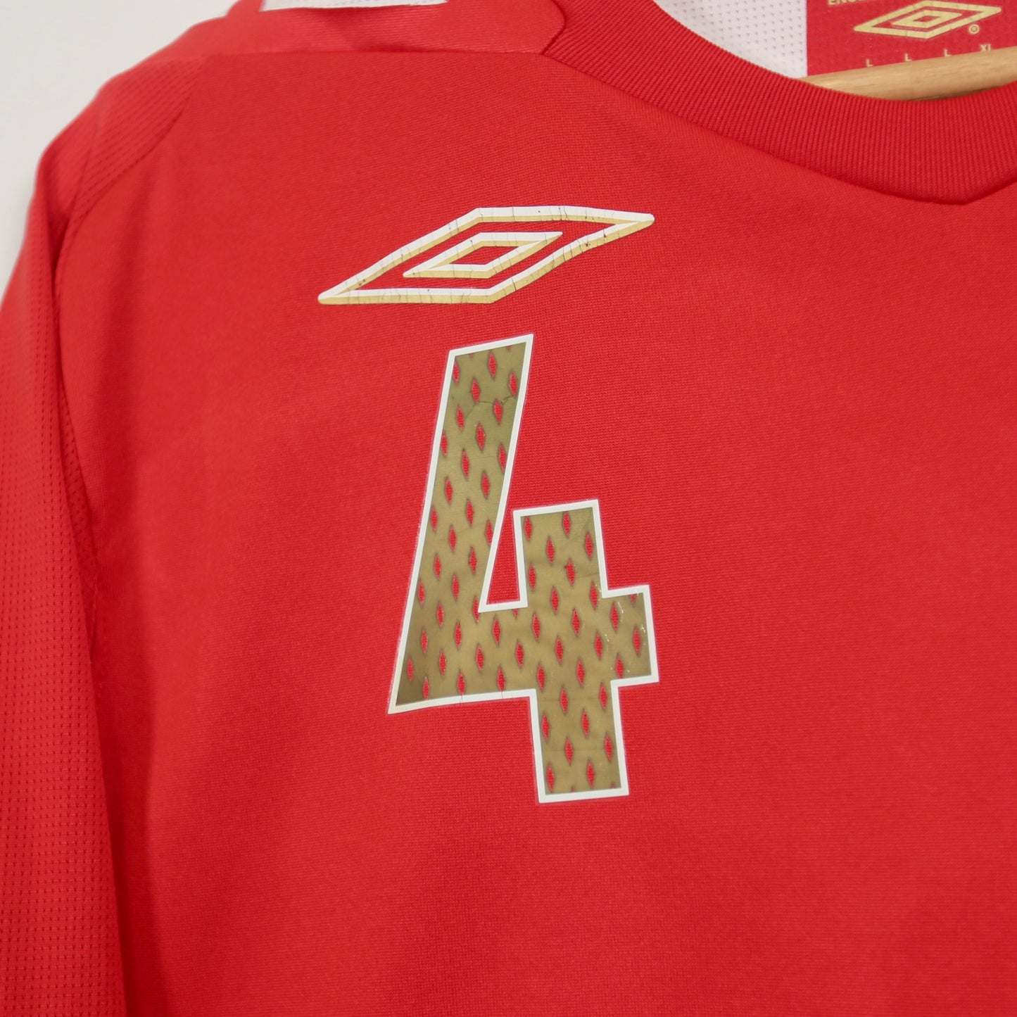 England 2006 Away - Steven Gerrard - Size L - Original Umbro