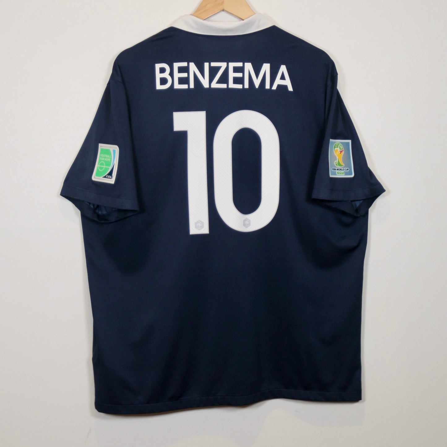 France 2014 Home - Karim Benzema - Size XL - Authentic Nike