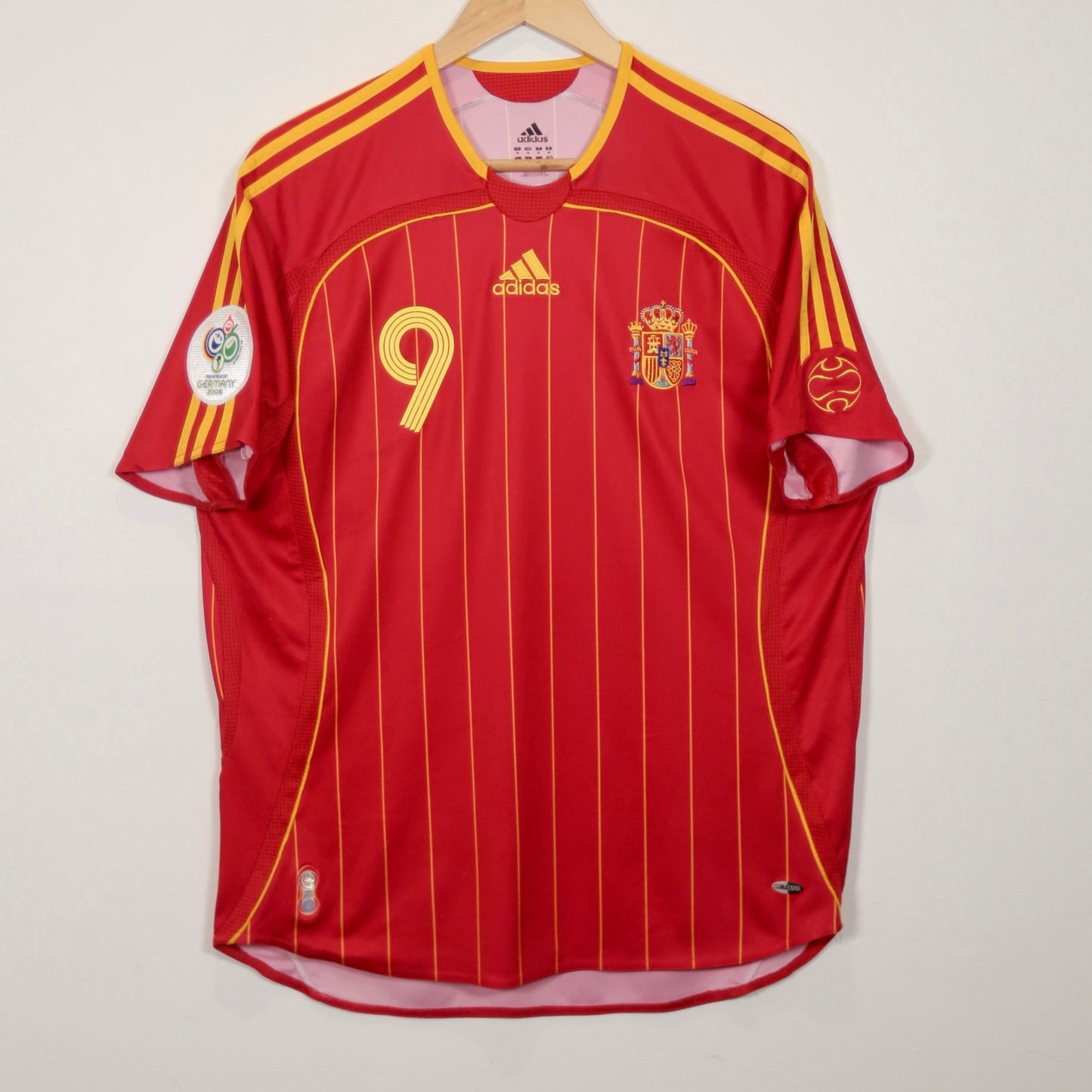Spain 2006 Home - Fernando Torres - Size M - Authentic Adidas