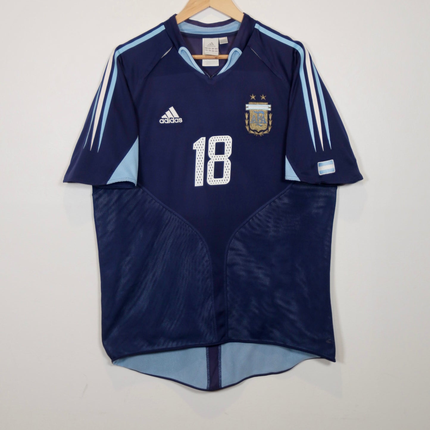 Argentina 2004 Away - Lionel Messi - Size L - Authentic Adidas
