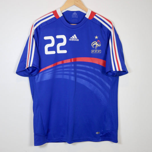 France 2008 Home - Franck Ribery - Size M - Authentic Adidas
