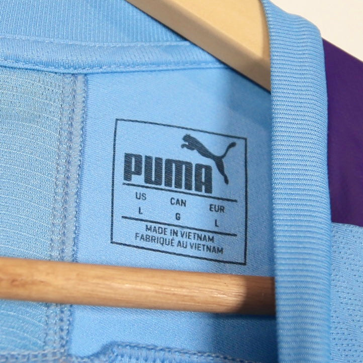 Manchester City 19/20 Home - Kun Aguero - Size L - Authentic Puma