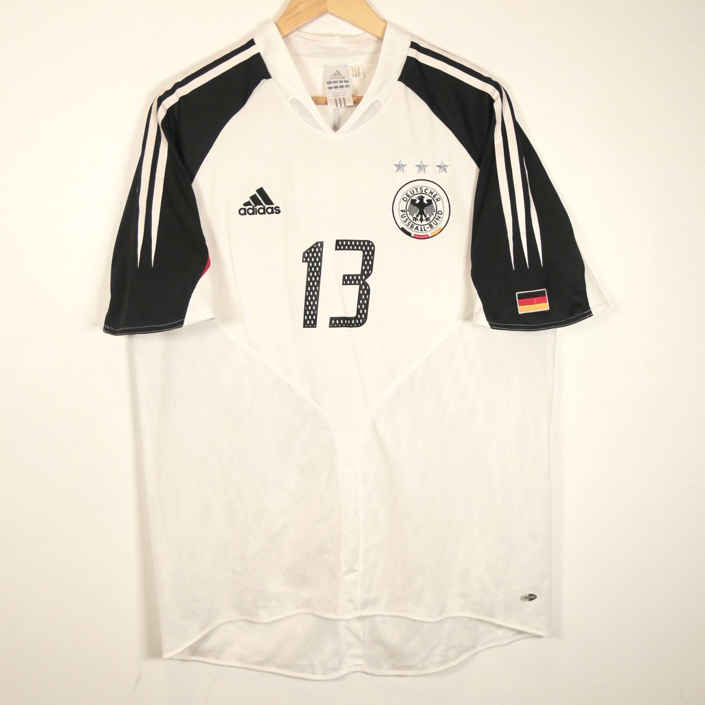 Germany 2004 Home - Michael Ballack - Size L - Authentic Adidas