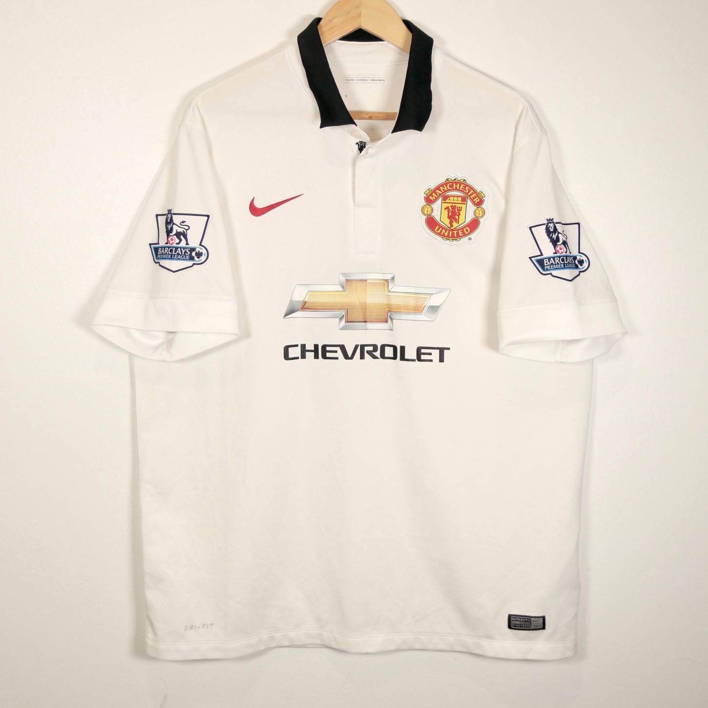 Manchester United 14/15 Away - Juan Mata - Size XL - Authentic Nike