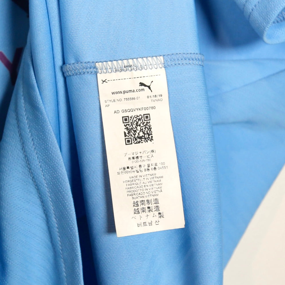 Manchester City 19/20 Home - Kun Aguero - Size L - Authentic Puma