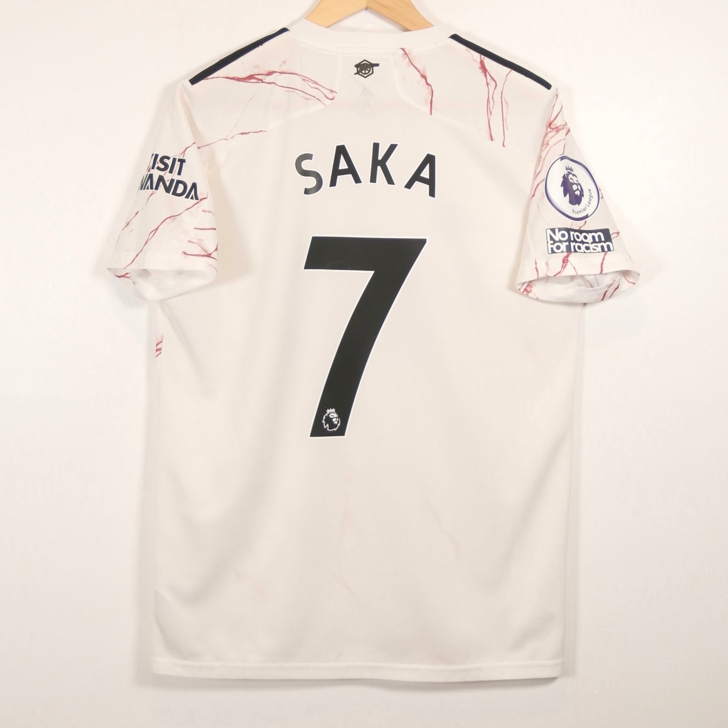 Arsenal 20/21 Away - Bukayo Saka - Size M - Authentic Adidas