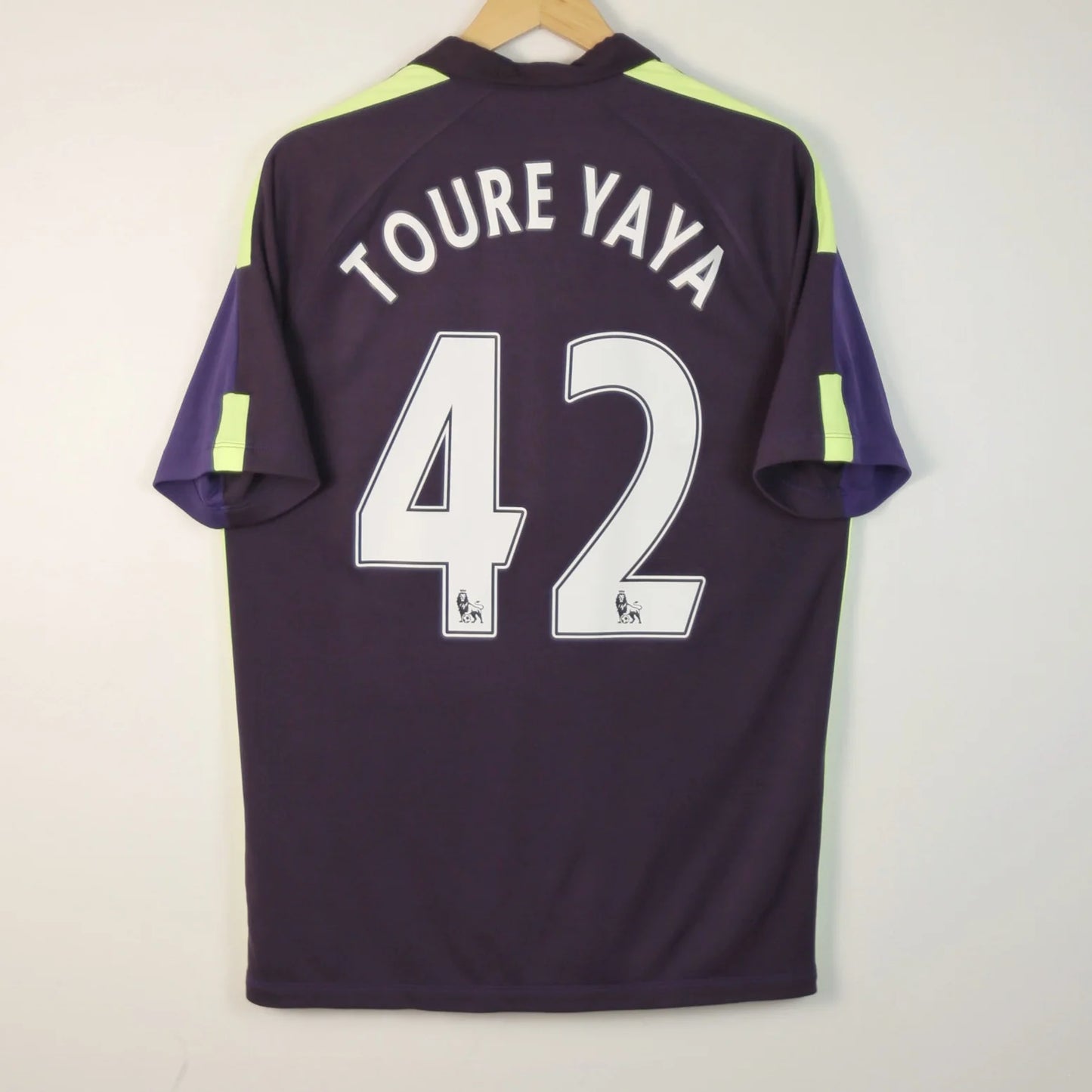 Manchester City 14/15 Third - Yaya Toure - Size L - Authentic Adidas