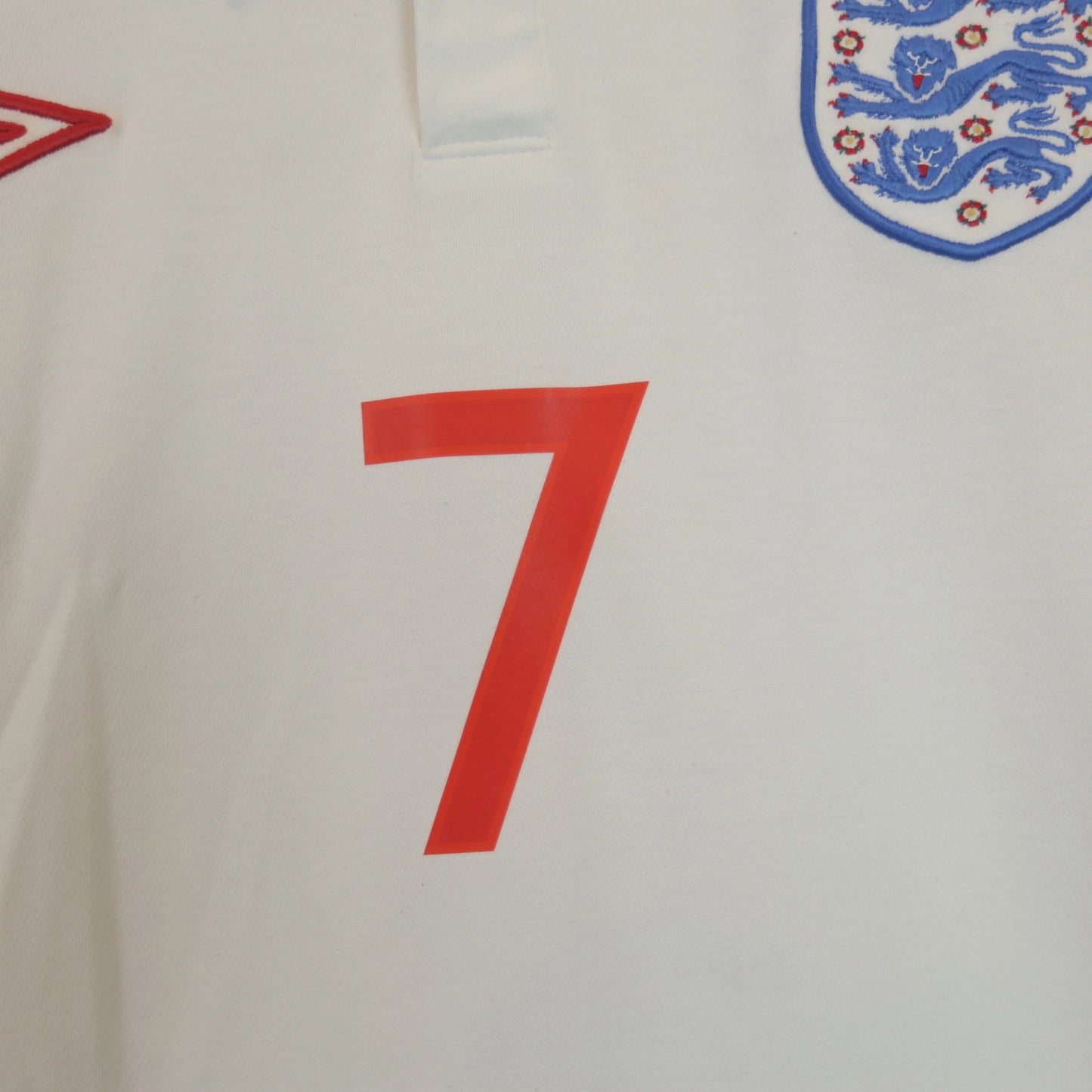 England 2010 Home - Beckham - Size XL - Authentic Umbro