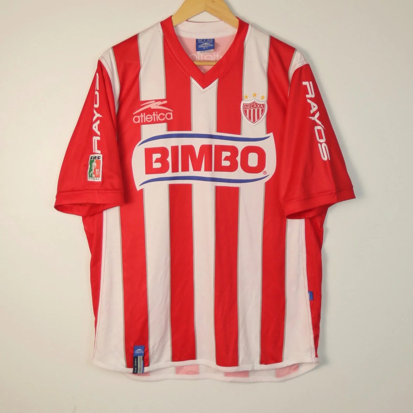 Necaxa 01/02 Home - Size L - Authentic Atletica