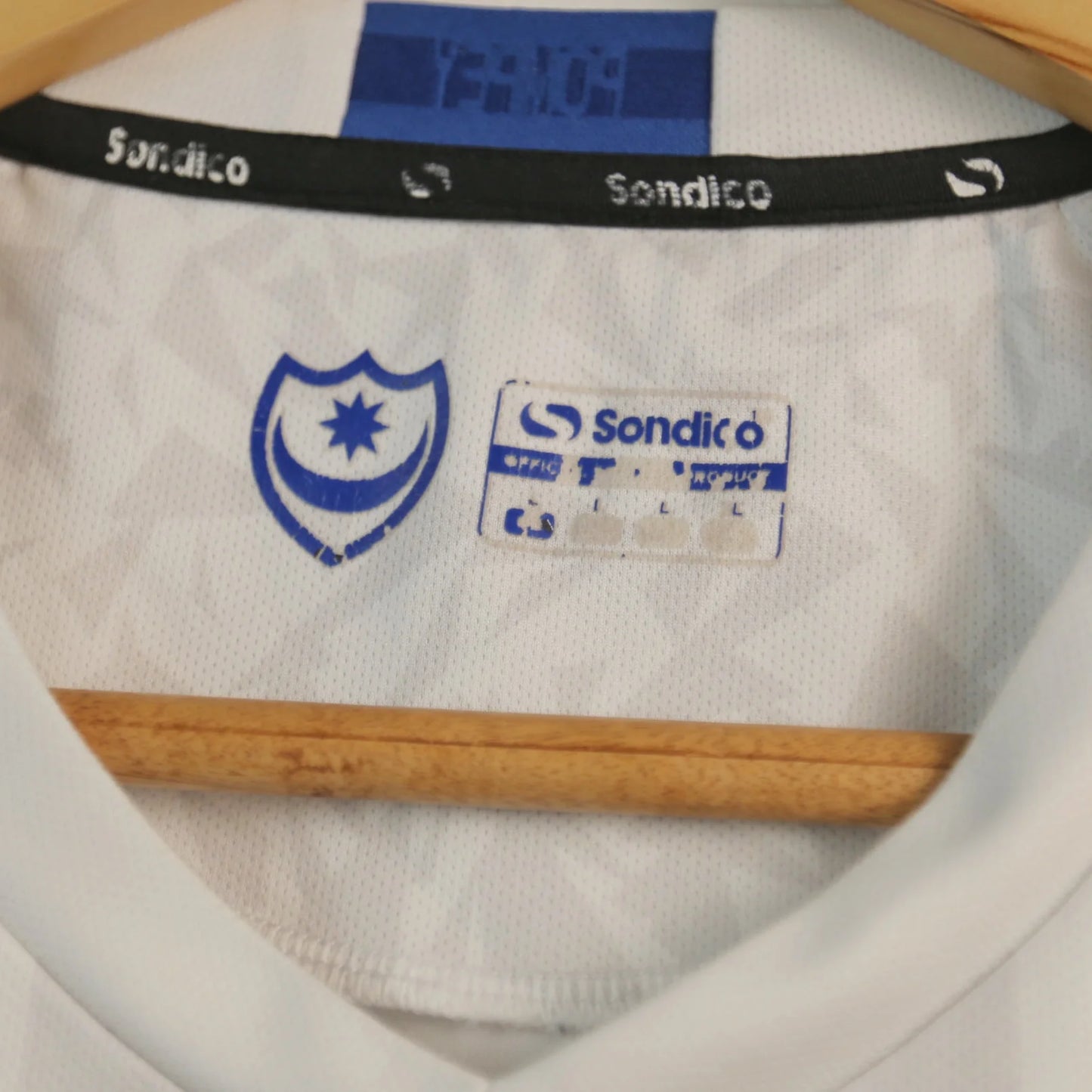 Portsmouth 17/18 Away - Size Men L - Authentic Sondico