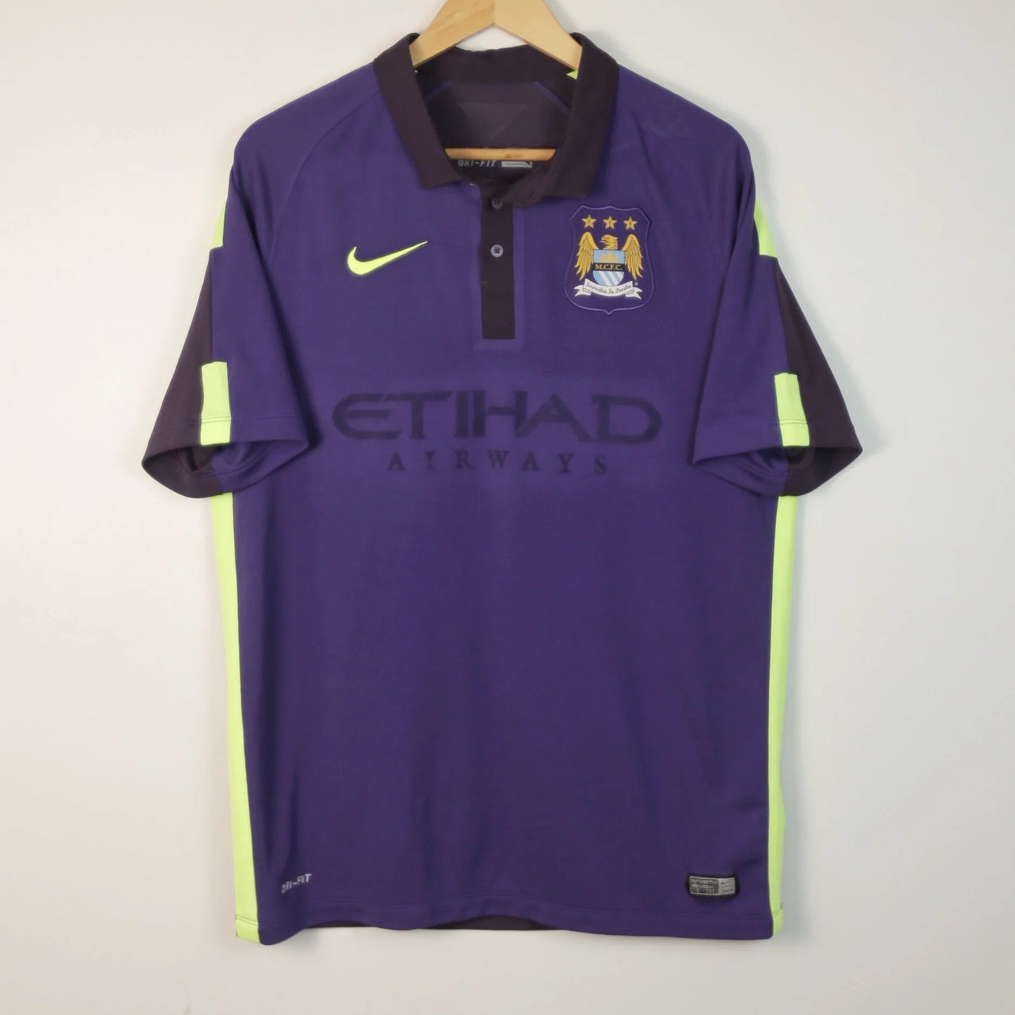 Manchester City 14/15 Third - Yaya Toure - Size L - Authentic Adidas