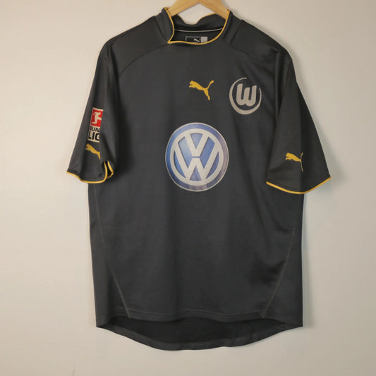Wolfsburg 03/04 Away - Andrés D'alessandro - Size L - Authentic Puma