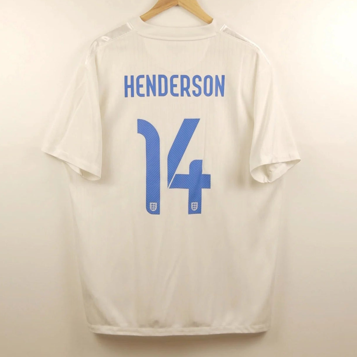 England 2014 Home - Jordan Henderson - Size Men XL - Authentic Nike