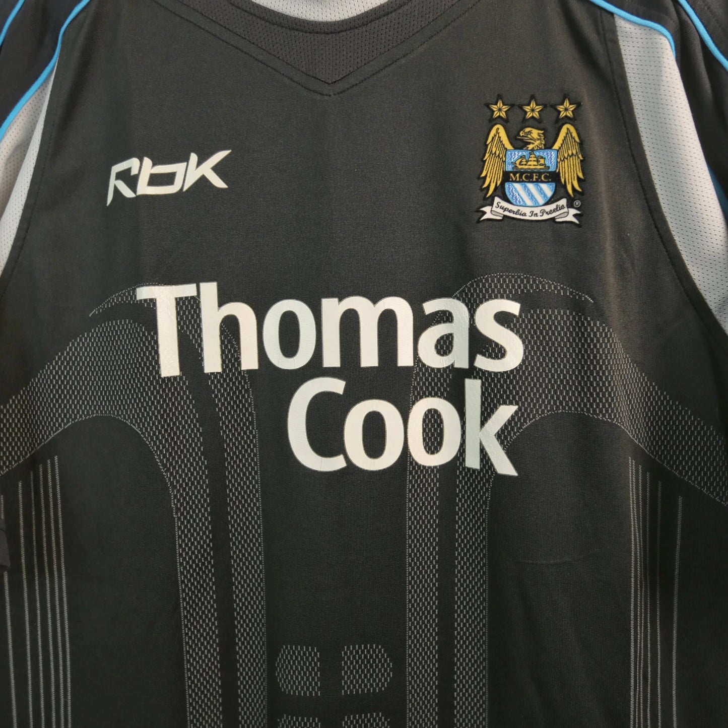 Manchester City 06/07 Away - Barton - Size XL - Authentic Reebok