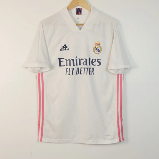 Real Madrid 20/21 Home - Karim Benzema - Size M - Authentic Adidas