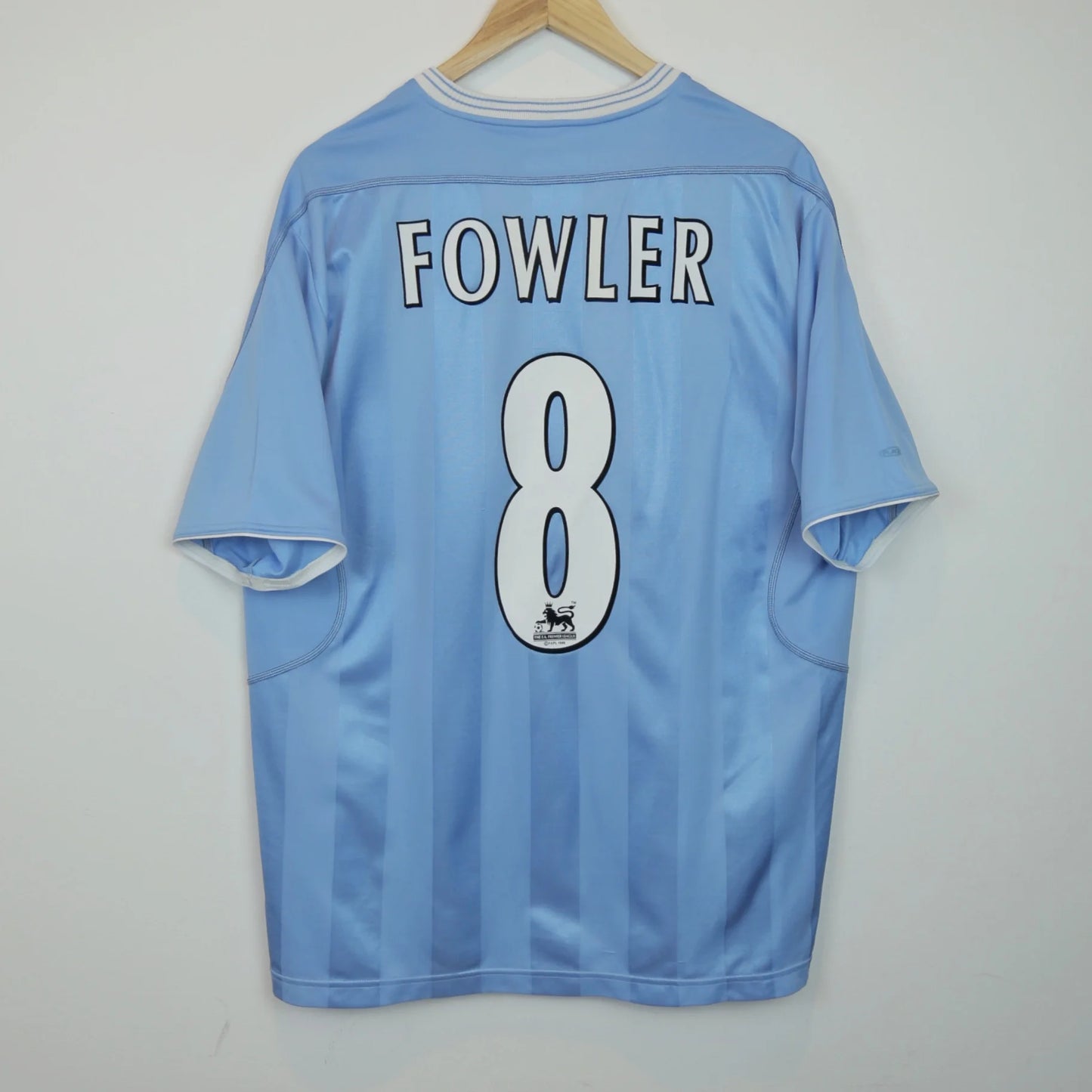 Manchester City 03/04 Home - Fowler - Size M - Authentic Reebok