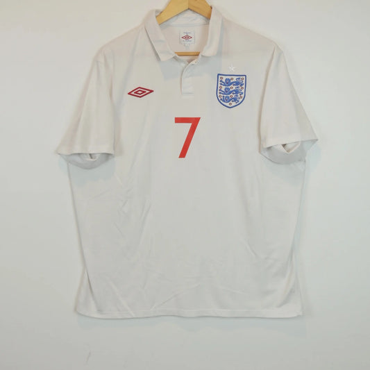 England 2010 Home - Beckham - Size XL - Authentic Umbro