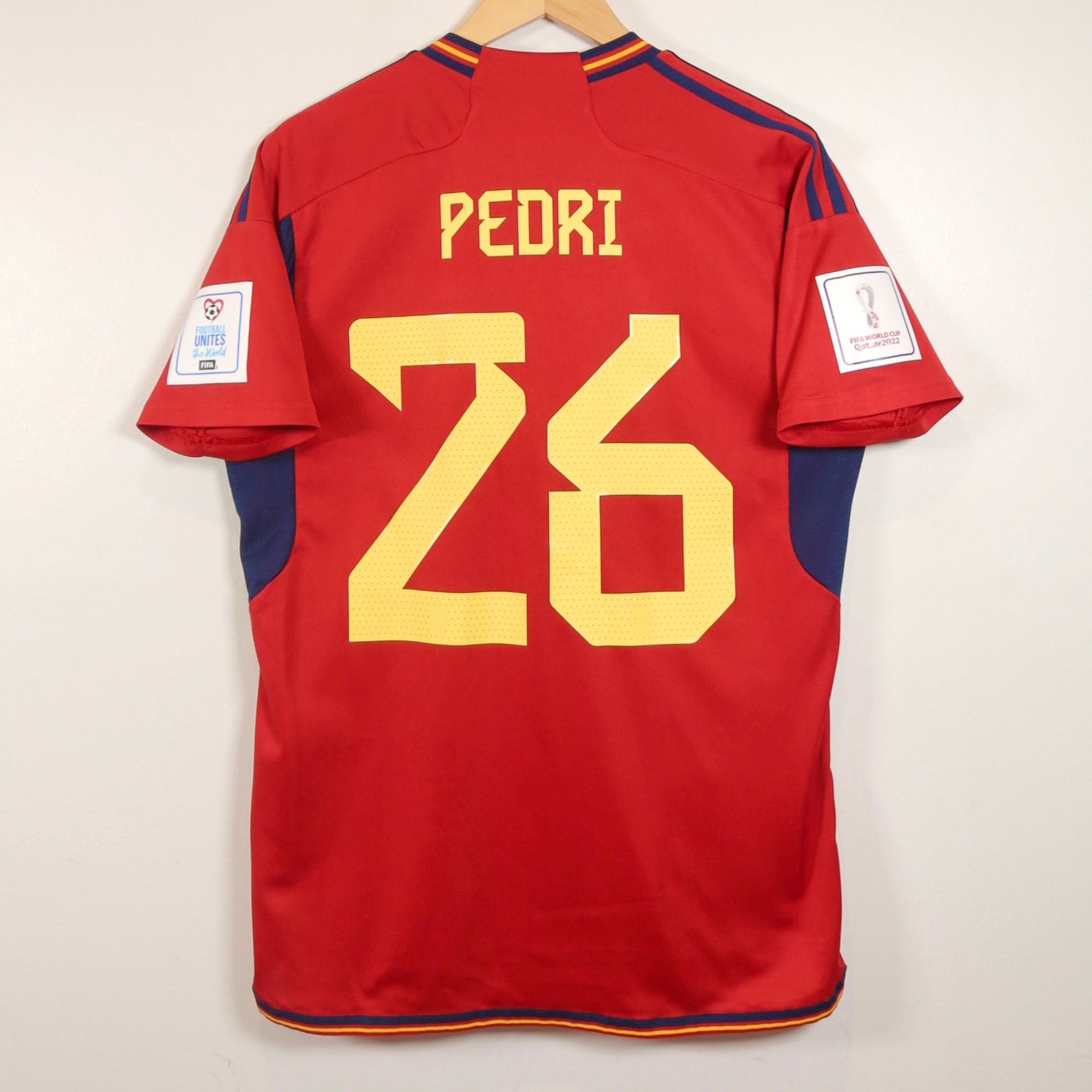 Spain 2022 Home - Pedri - Size M