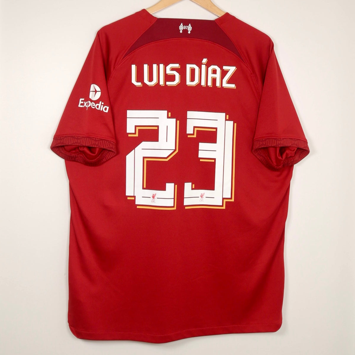 Liverpool 22/23 Home - Luis Diaz -  Size XL