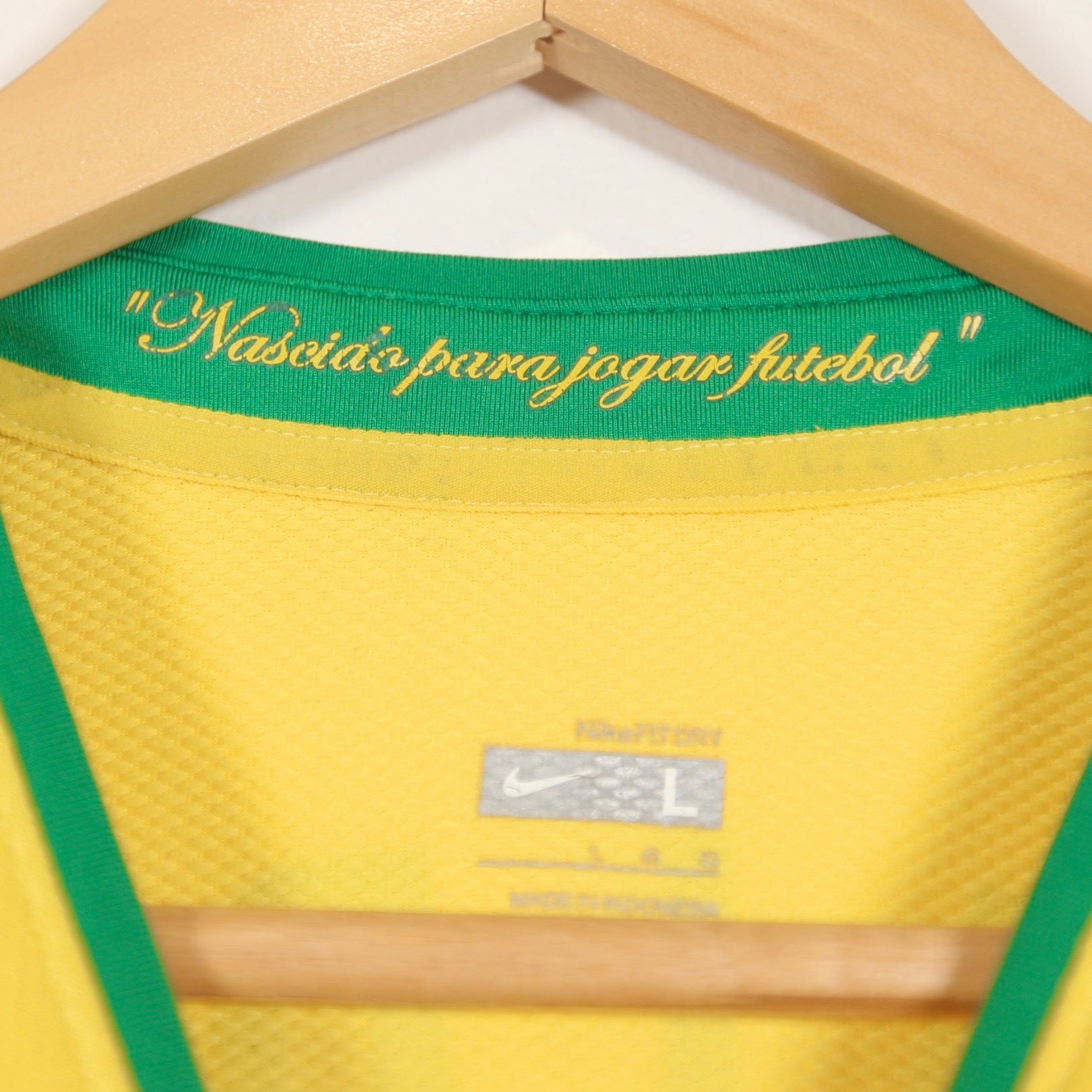 Brazil 2008 Home - Ronaldinho - Size L