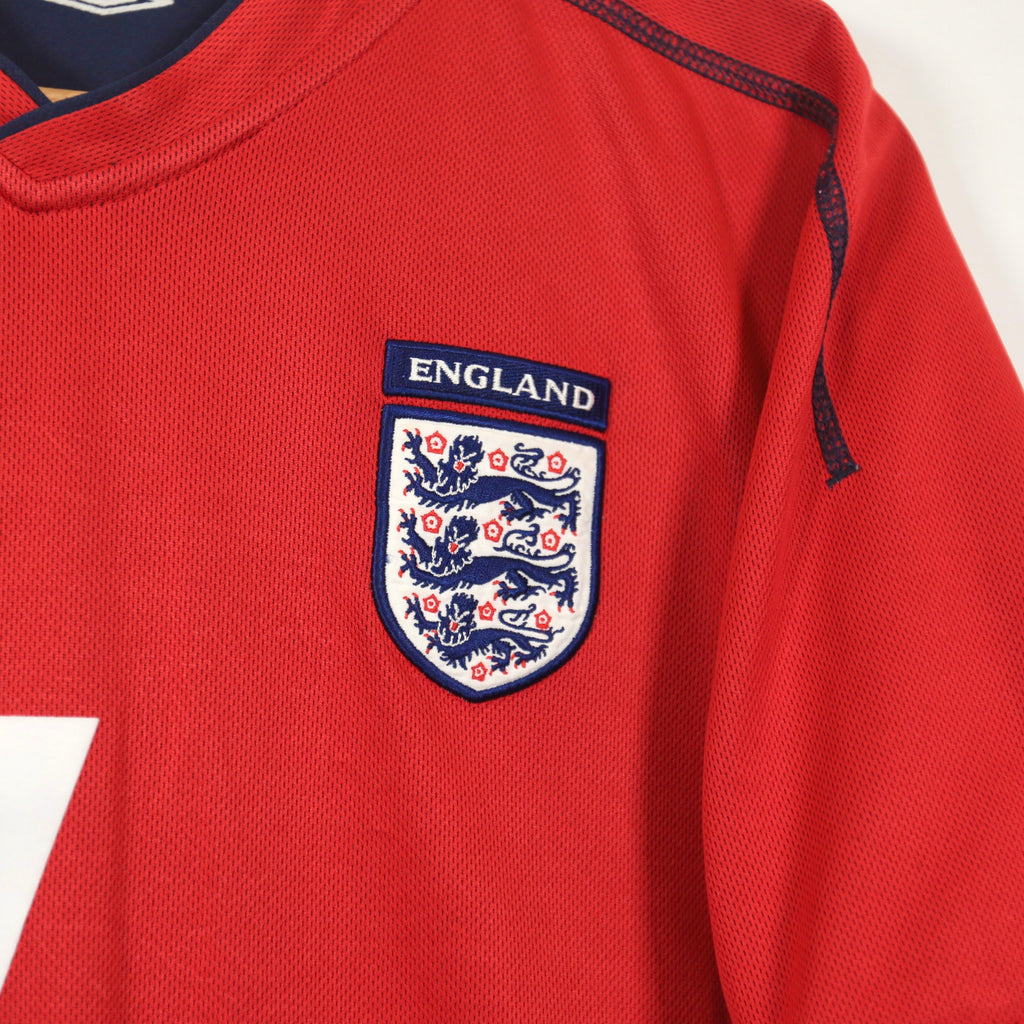 England 2002 Away - Reversible - Beckham - Size M