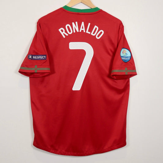 Portugal 2012 Home  - Cristiano Ronaldo - Size L - Authentic Nike