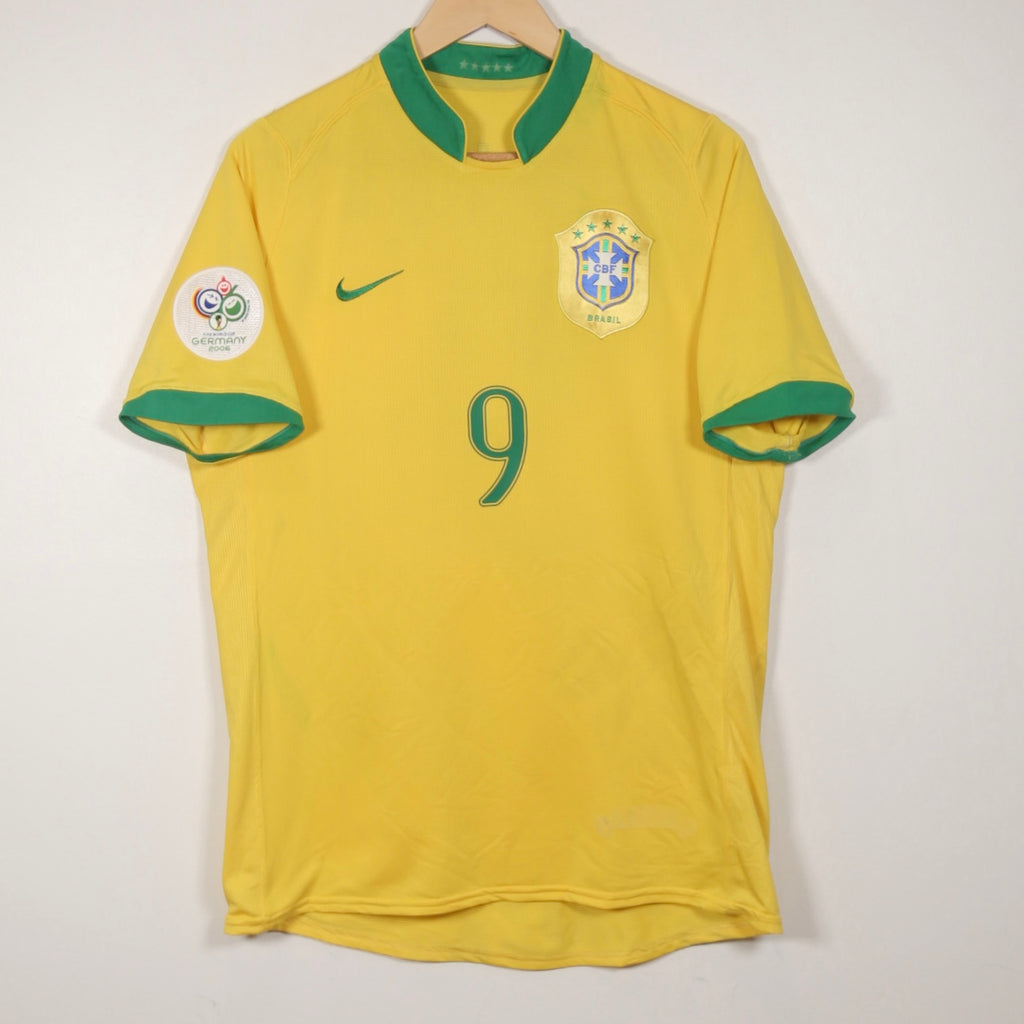 Brazil 2006 Home - Ronaldo - Size M
