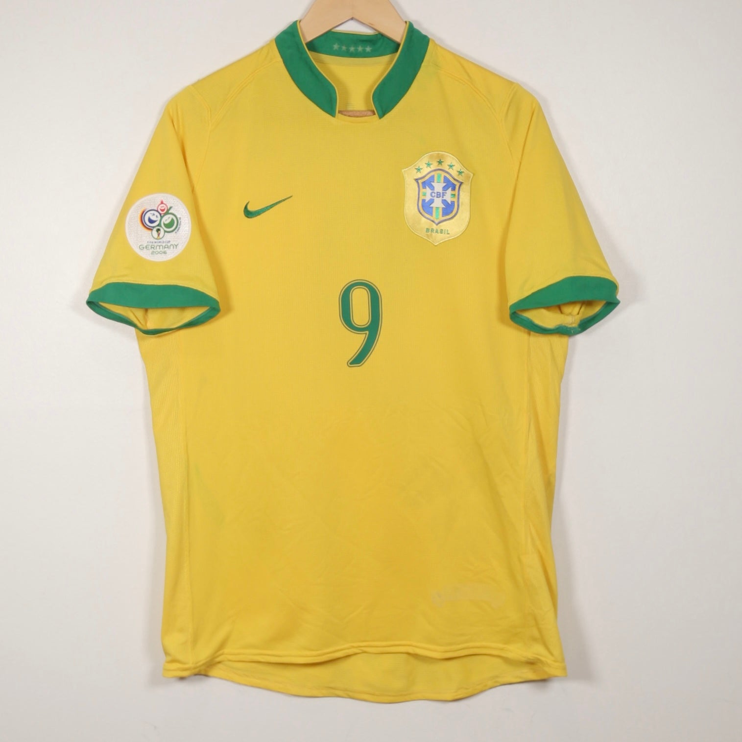 Brazil 2006 Home - Ronaldo - Size M