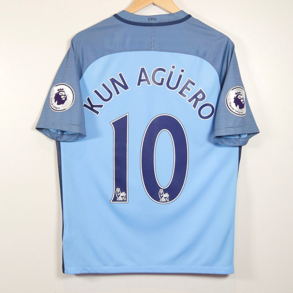 Manchester City 16/17 Home - Aguero - Size M