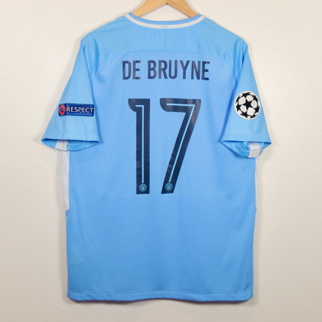 Manchester City 17/18 Home - De Bruyne - Size L
