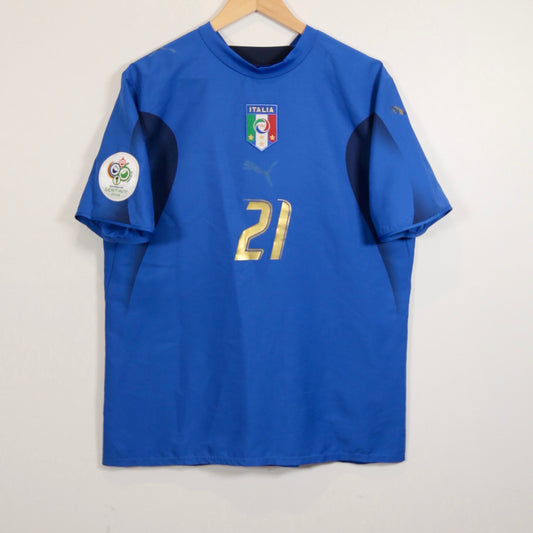 Italy 2006 Home - Andrea Pirlo - Size M - Original Puma
