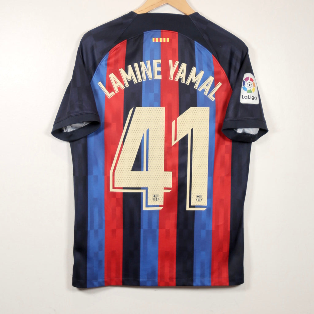 Barcelona 22/23 Home - Lamine Yamal - Size M