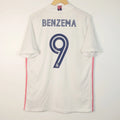 Real Madrid 20/21 Home - Karim Benzema - Size M - Authentic Adidas