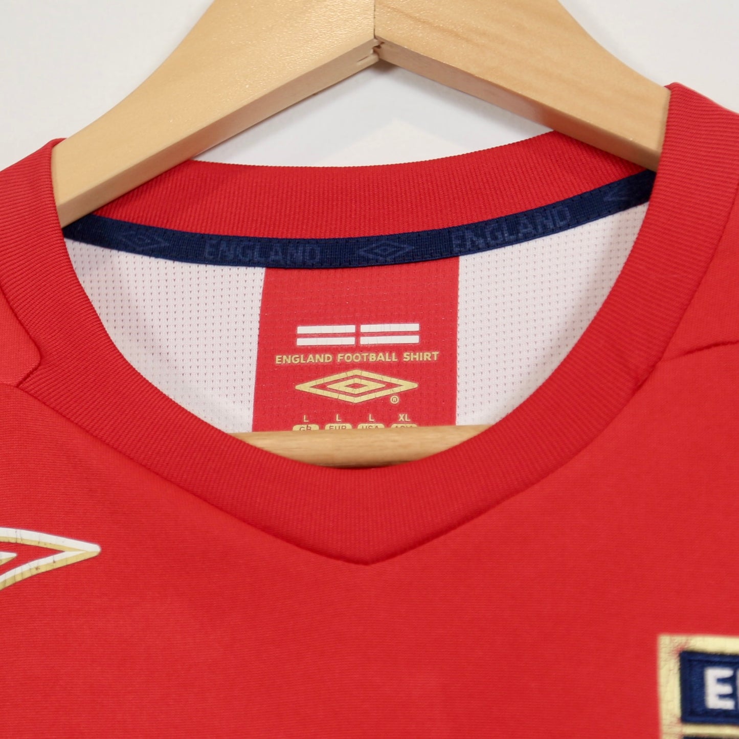 England 2006 Away - Steven Gerrard - Size L - Original Umbro