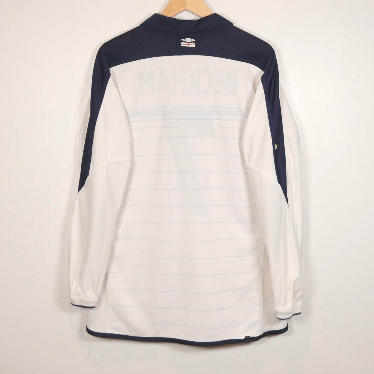 England 2004 Home - LS - Beckham - Size L