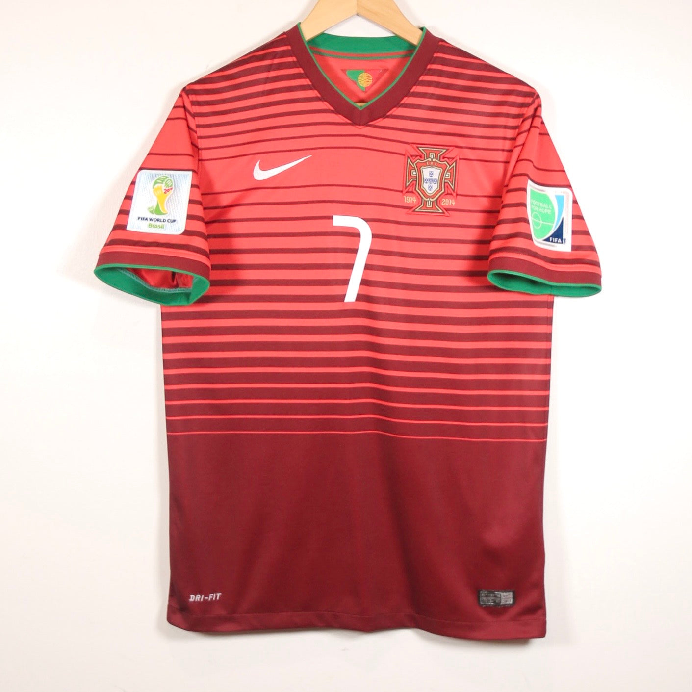 Portugal 2014 Home - Ronaldo - Size S