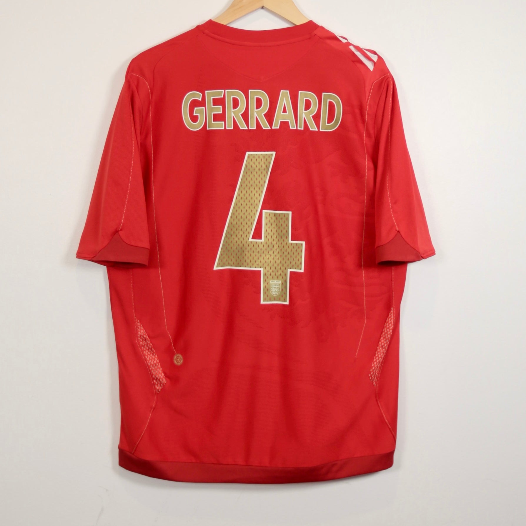 England 2006 Away - Steven Gerrard - Size L - Original Umbro