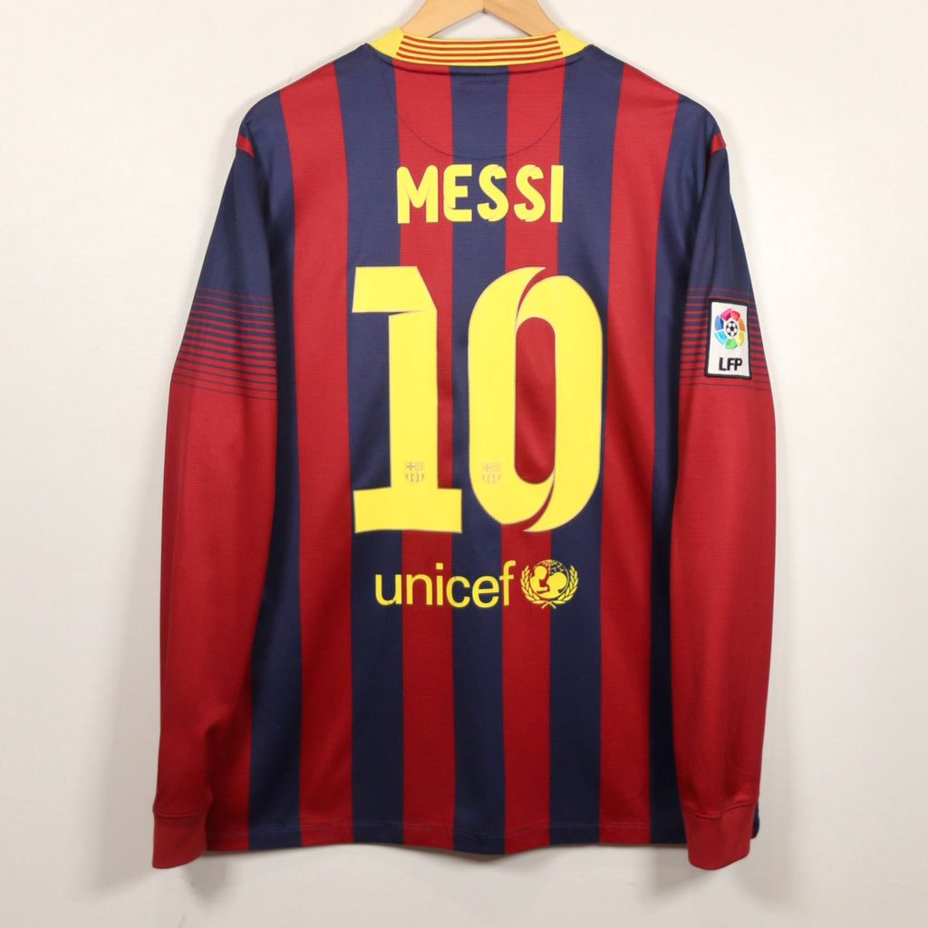 Barcelona 13/14 Home - Messi - Size L