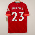 Liverpool 21/22 Home - BNWT - Luis Diaz - Size M