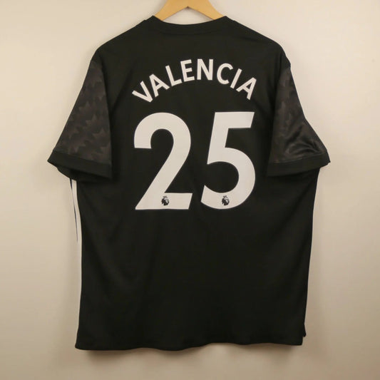 Manchester United 17/18 Away - Antonio Valencia - Size Men XL - Authentic Adidas