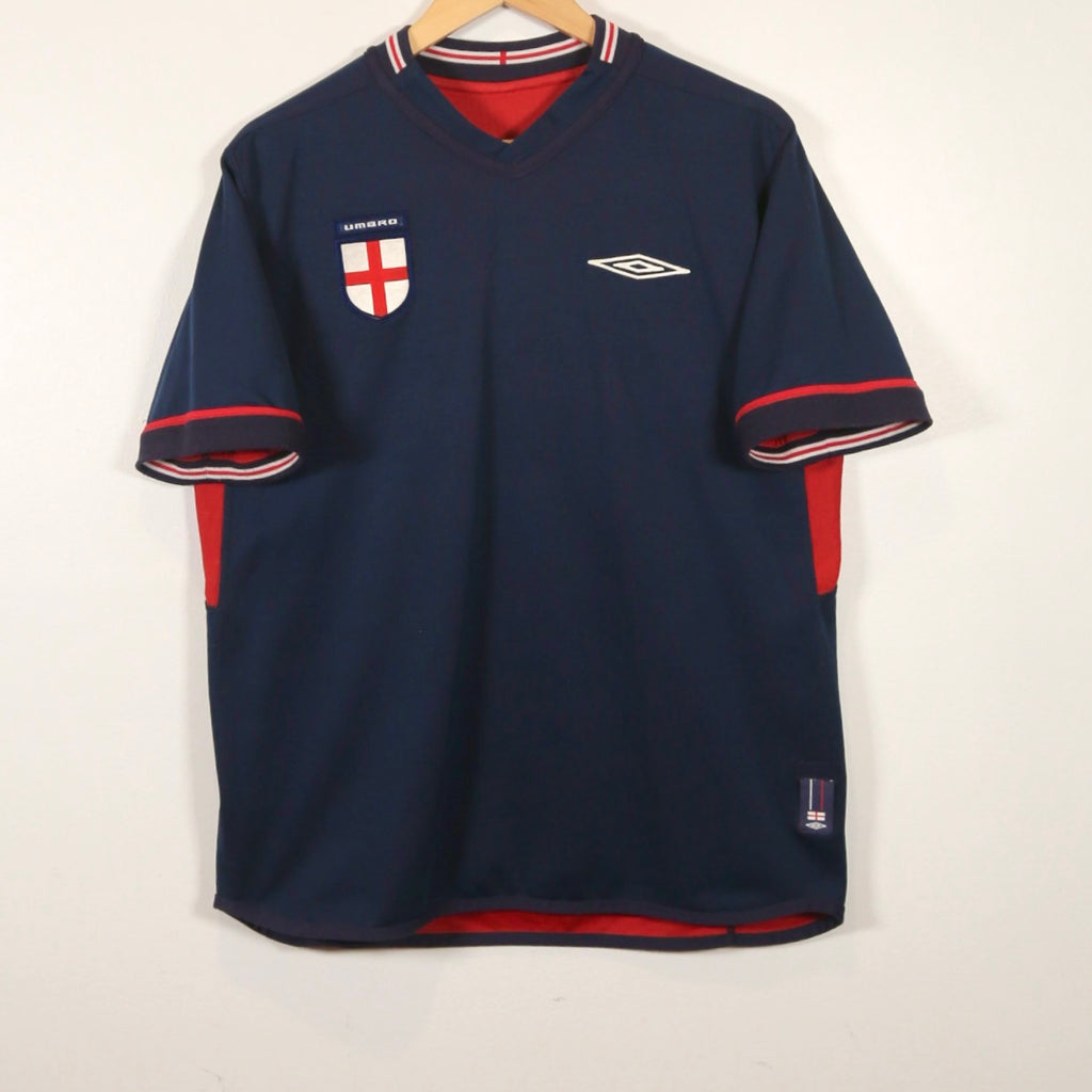 England 2002 Away - Reversible - Beckham - Size M