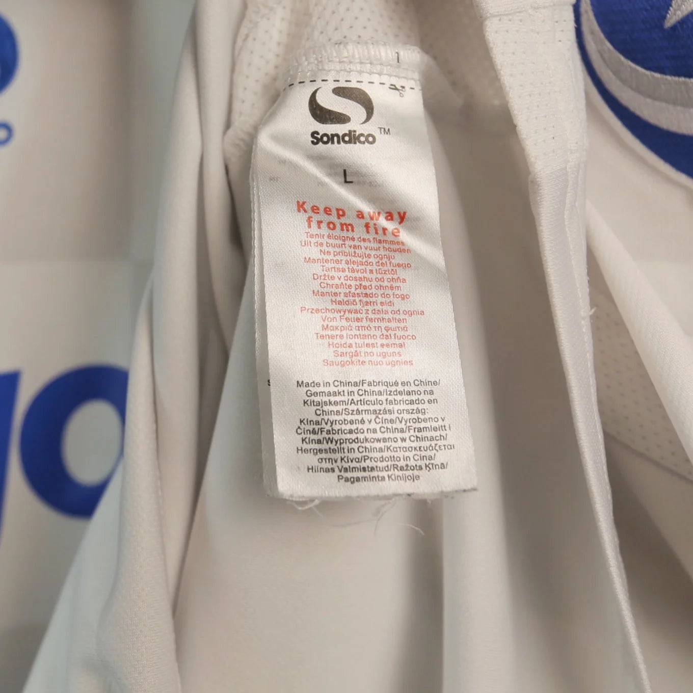 Portsmouth 17/18 Away - Size Men L - Authentic Sondico