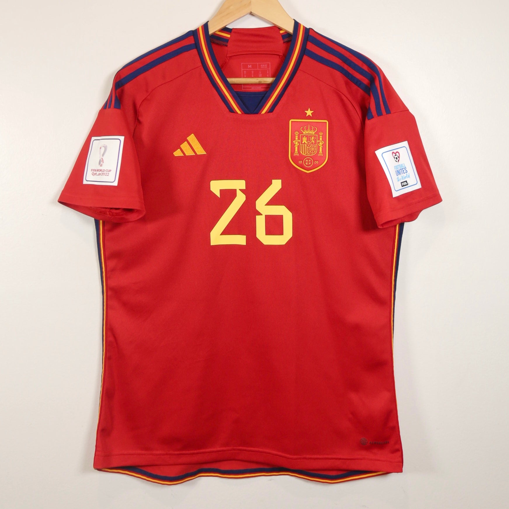 Spain 2022 Home - Pedri - Size M