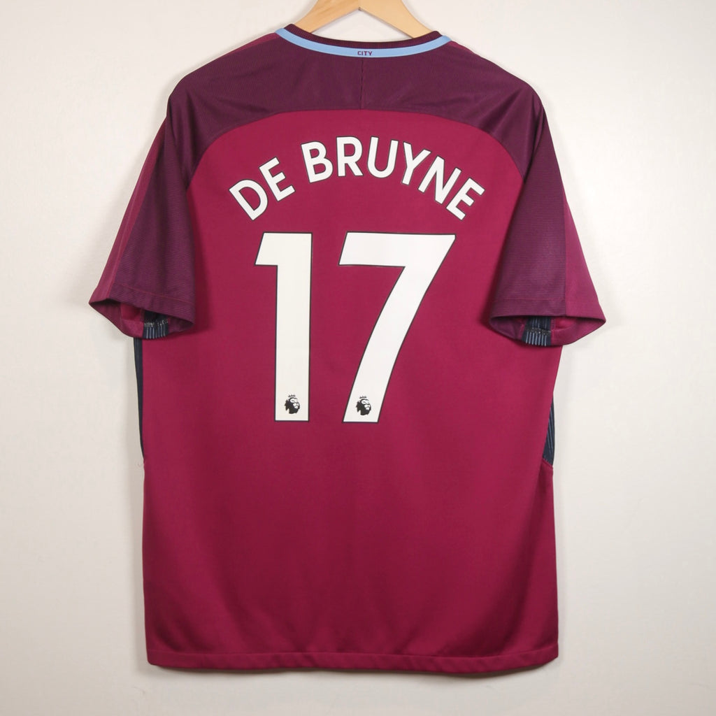 Manchester City 17/18 Away - De Bruyne - Size L