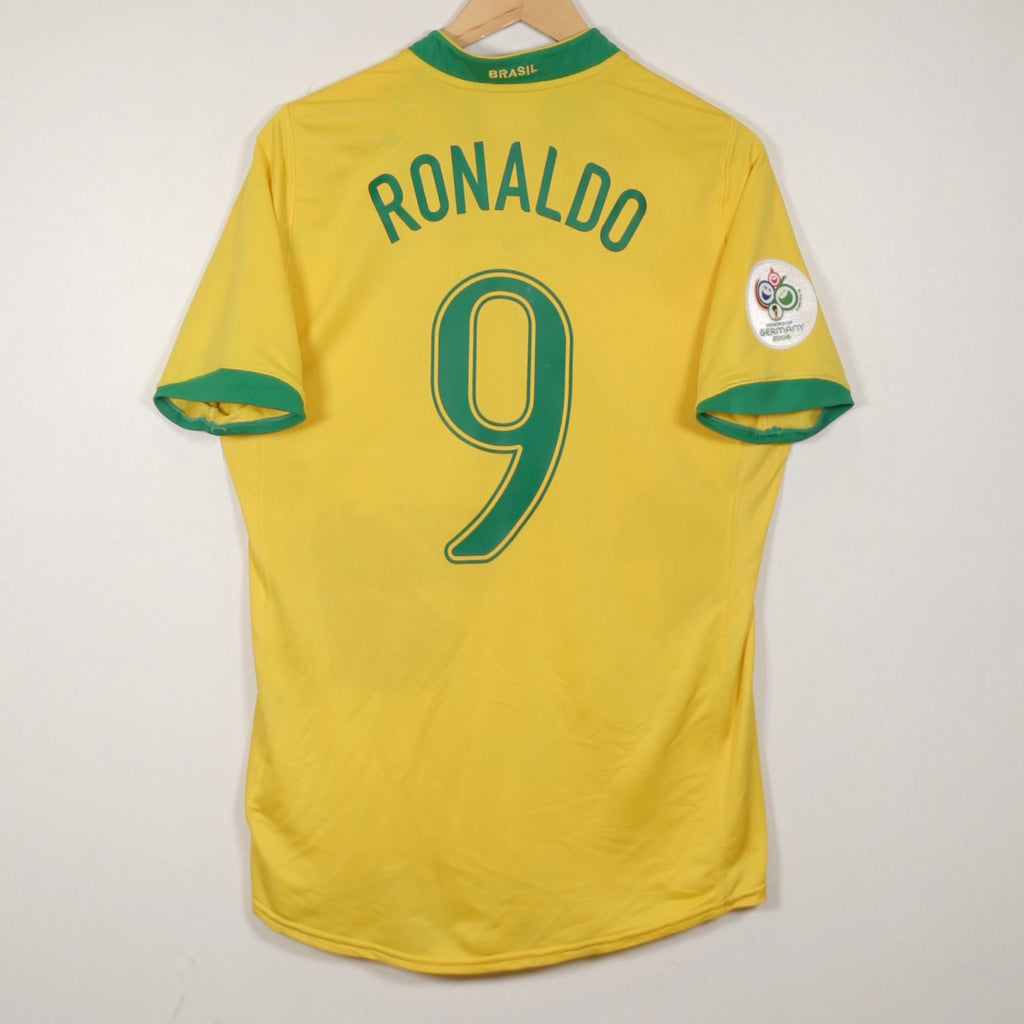 Brazil 2006 Home - Ronaldo - Size M