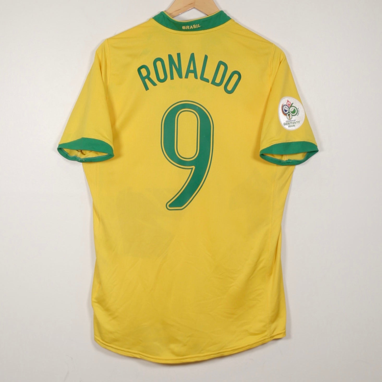 Brazil 2006 Home - Ronaldo - Size M