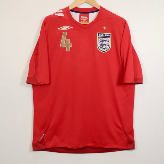 England 2006 Away - Steven Gerrard - Size L - Original Umbro
